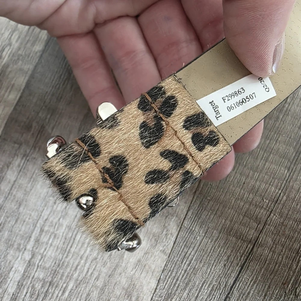 Target Faux Fur Belt Leopard M Classy Boho